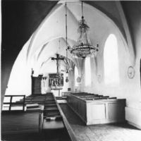 SLM A19-590 - Interiör, Hammarby kyrka