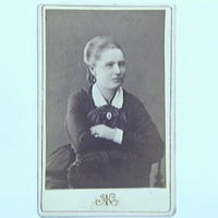 SLM M000681 - Porfträtt fru Anna Cecilia Langborg. Foto omkring 1870-tal.
