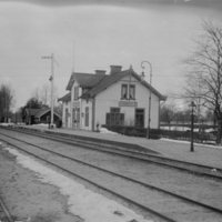 SLM X10-072 - Strömsholms station, Hallstahammar, Västmanland omkring år 1900