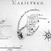 SLM D1-50 - Karta över Mariefred med Mälaren