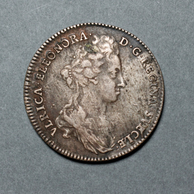 SLM 16284 - Mynt, 2 mark silvermynt 1719, Ulrika Eleonora