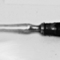 SLM 3797 - Gaffel med svart skaft och tre klor