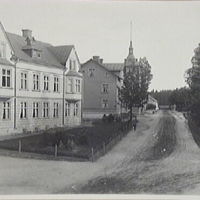 SLM M001817 - Åberska huset och 'Köhlerska kyrkan'