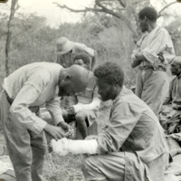 SLM FH0143 - Omläggning av arm, sjukvård i Etiopien 1935-1936