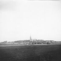 SLM M007426 - Floda kyrka från sydväst, 1890-tal