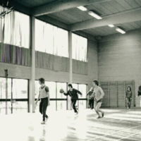 SLM A1-482 - Basket i gymnastiksalen på Stensunds folkhögskola, Trosa