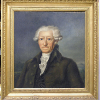 SLM 11087 1 - Oljemålning, porträtt av Simon Bernhard Hebbe (1726-1803) år 1822