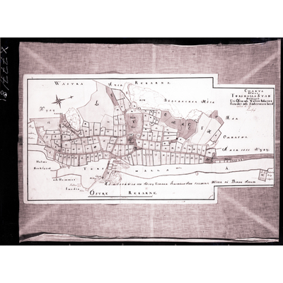 SLM X777-81 - Karta över Torshälla stad, 1783