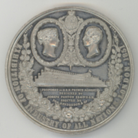 SLM 5808 38 - Medalj av silver, till minne av världsutställningen i London 1851
