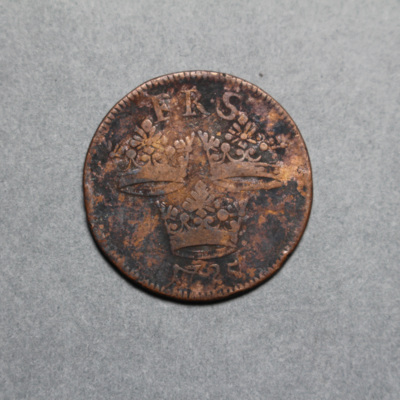 SLM 16908 - Mynt, 1 öre kopparmynt 1725, Fredrik I