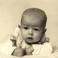 SLM P07-1382 - Anders Lybeck, fyra månader gammal år 1935