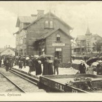 SLM P12-959 - Oxelösunds järnvägsstation, cirka 1890-tal