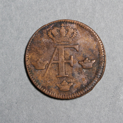 SLM 16939 - Mynt, 1 öre kopparmynt 1763, Adolf Fredrik
