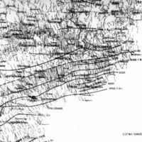 SLM M025494 - Karta över landisens tillbakaryckande.