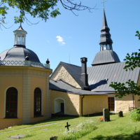 SLM D10-1363 - Björnlunda kyrka, exteriör