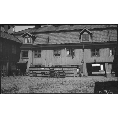 SLM X59-78 - Gräslundska gården före rivningen 1942