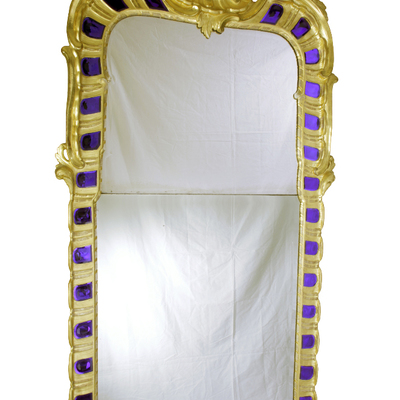 SLM 8425 - Rokokospegel från 1700-talets mitt