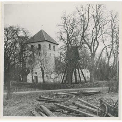 SLM M004917 - Björkviks gamla kyrka, foto 1946.
