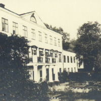 SLM R132-89-5 - Nävekvarns herrgård, förlaga till vykort 1903