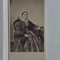 SLM M000300 - Fru Johanna Broberg (f. Ringel 1801), foto 1860-tal