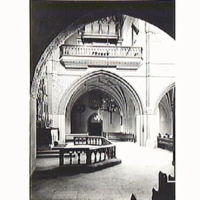 SLM M007354 - Interiör i Floda kyrka, 1890-tal