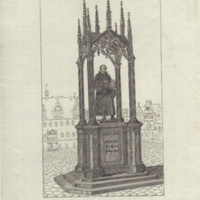 SLM 8646 - Etsning, monument över Martin Luther