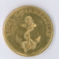 SLM 11770 3 - Medalj, Kungliga sjökrigsskolan, tilldelad Göran af Klercker