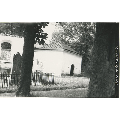SLM POR57-5631-2 - Björkviks gamla kyrka, foto 1957