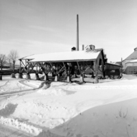 SLM OH0009 - Vid gasverket i Nyköping, februari 1965
