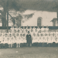 SLM P2015-953 - Konfirmation Alla Helgona kyrka ca 1926