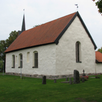 SLM D08-635 - Vrena kyrkans södra och östra fasader.