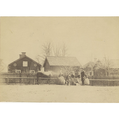 SLM R135-89-6 - Yngerstrands prästgård 1860-tal