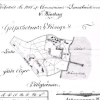 SLM M035004 - Karta över Gripsholm slott, 1815