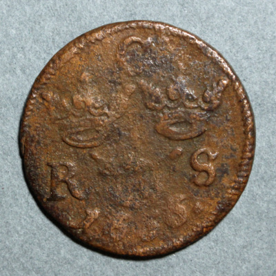 SLM 16183 - Mynt, 1/6 öre kopparmynt 1666, Karl XI