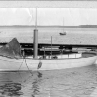 SLM P09-1366 - Båten ”Ejdern”, Oxelösund, tidigt 1900-tal