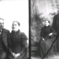 SLM X1028-78 - Anders Gustaf och Johanna Karlsson, Sättratorp, 1899