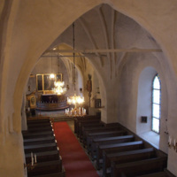 SLM D08-731 - Lista kyrka, interiör