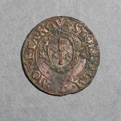 SLM 16839 - Mynt, 2 öre silvermynt typ III 1573, Johan III