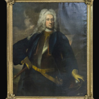SLM 1219 - Oljemålning, porträtt av Mattias Alexander von Ungern-Sternberg (1689-1763).