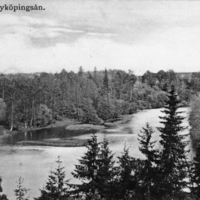 SLM P07-1879 - Vykort, parti av Nyköpingsån, tidigt 1900-tal
