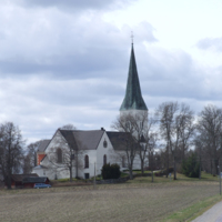 SLM D10-1140 - Fogdö kyrka från nordost.