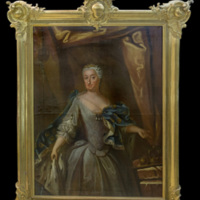 SLM 1226 - Oljemålning, porträtt av Ulrika Eleonora d.y. (1688-1741)