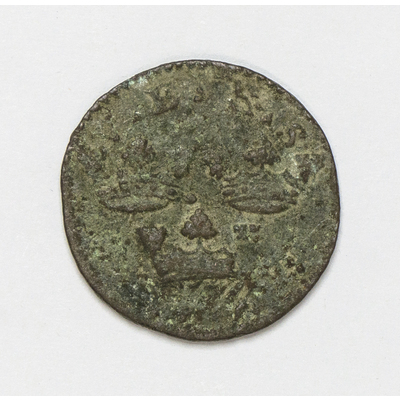 SLM 59477 13 - Mynt av koppar, 1 öre 1700-tal, Ulrika Eleonora d.y. från Strängnäs