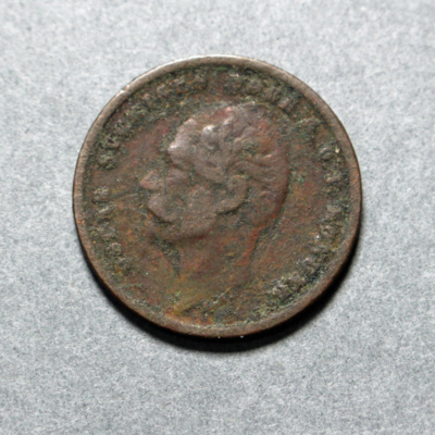 SLM 16677 - Mynt, 1 öre bronsmynt 1858, Oscar I