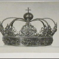 SLM M023299 - Drottning Kristina d.ä. begravningsregalier, kronan, från 1627