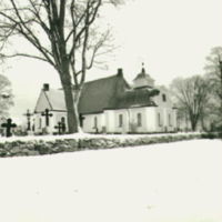 SLM R231-85-10 - Stora Malms kyrka med kyrkogård