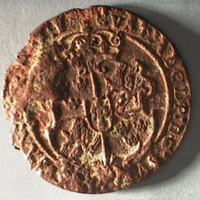 SLM 16026 - Mynt, 1 öre kopparmynt 1629 typ II, Gustav II Adolf