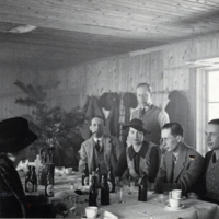 SLM P10-843 - Björksund, lunch vid en vinterjakt 1938