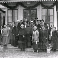 SLM M036397 - Kvinnliga Medborgarskolans öppnande år 1925