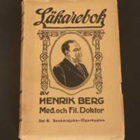 SLM 32038 1-9 - Bokserie, nio delar, rörande barnafödande, olycksfall och sjukdomar, Henri Berg, 1930-talet
